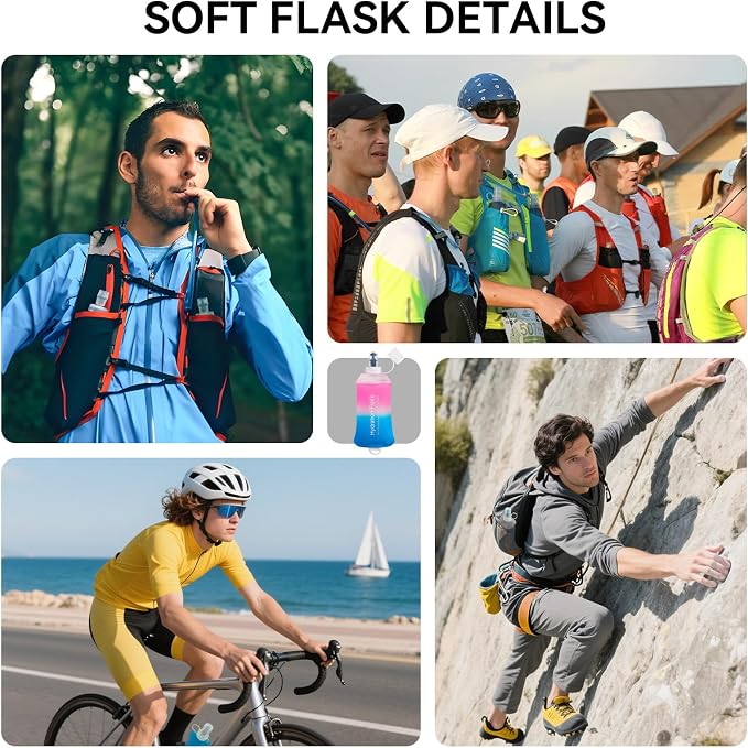 250ml Soft Flask Soft Water Bottle - Image 6
