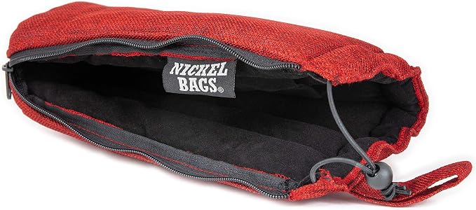 DIME BAGS Nickel Bags Padded Drawstring Duffle Tube, Hemp Protective Sling Bag - Image 4