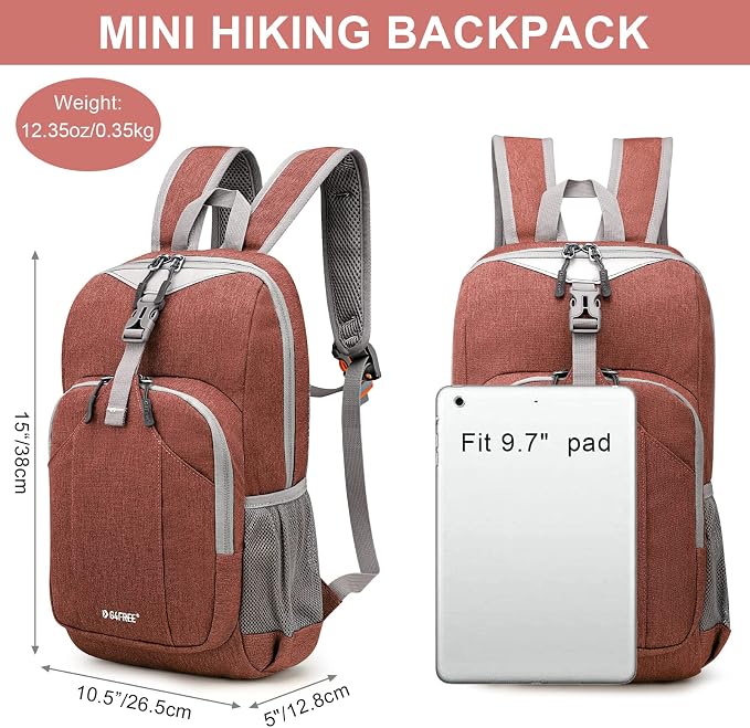 G4Free Mini 10L Hiking Daypack Small Hiking Backpack Cycling Compact Shoulder - Image 2