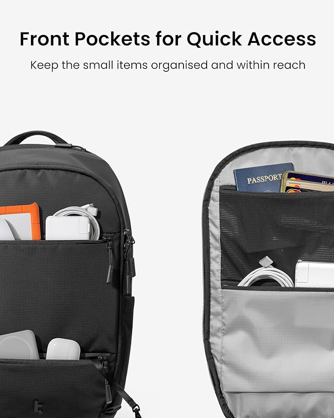 tomtoc Laptop Backpack 26L, Large Business Work Bag Fits 15.6-16 Inch Laptop - Image 4