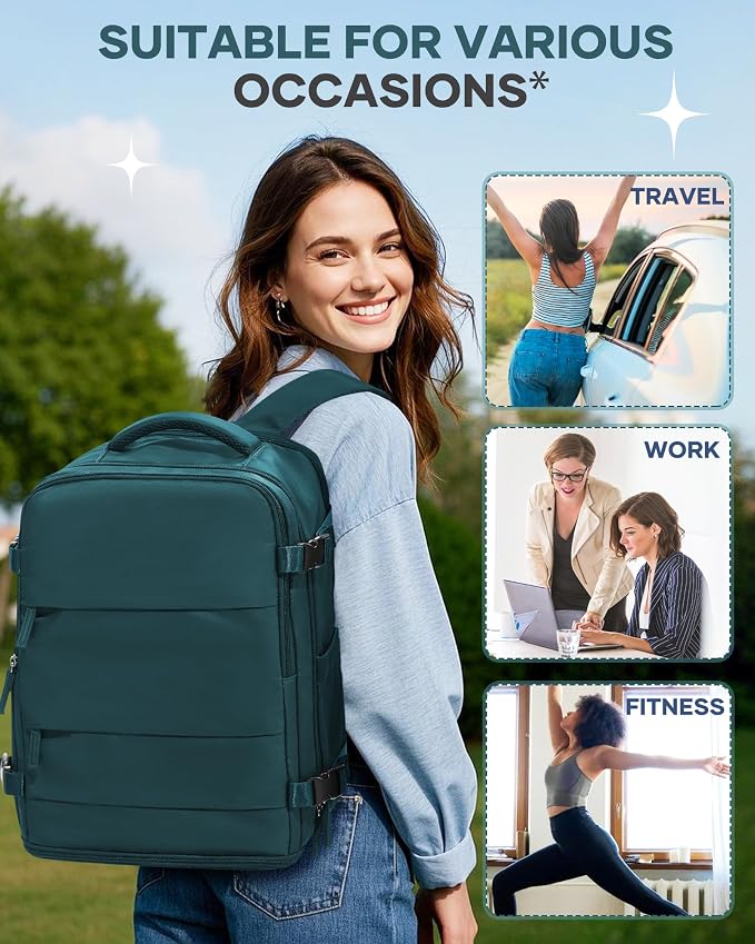 coofay Large Travel Backpack Carry on Flight Approved Mochila De Viaje Carry on - Image 8