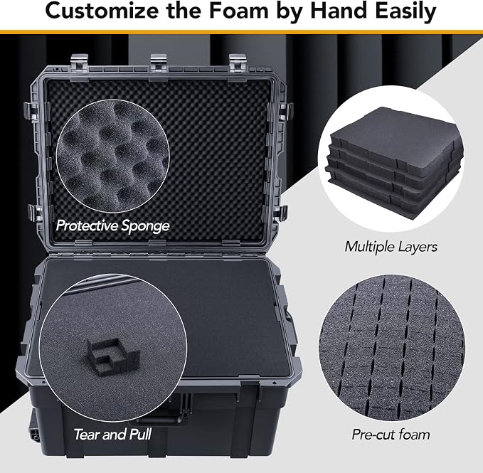 Lykus HC-7240 Large Waterproof Hard Case - Image 2