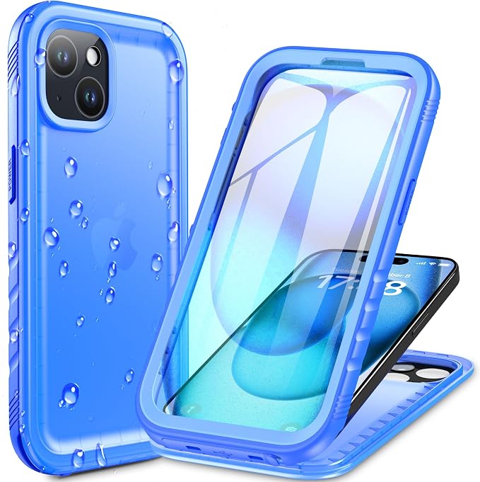 Cozycase for iPhone 15 Waterproof Shockproof Dustproof Case by Cozycase