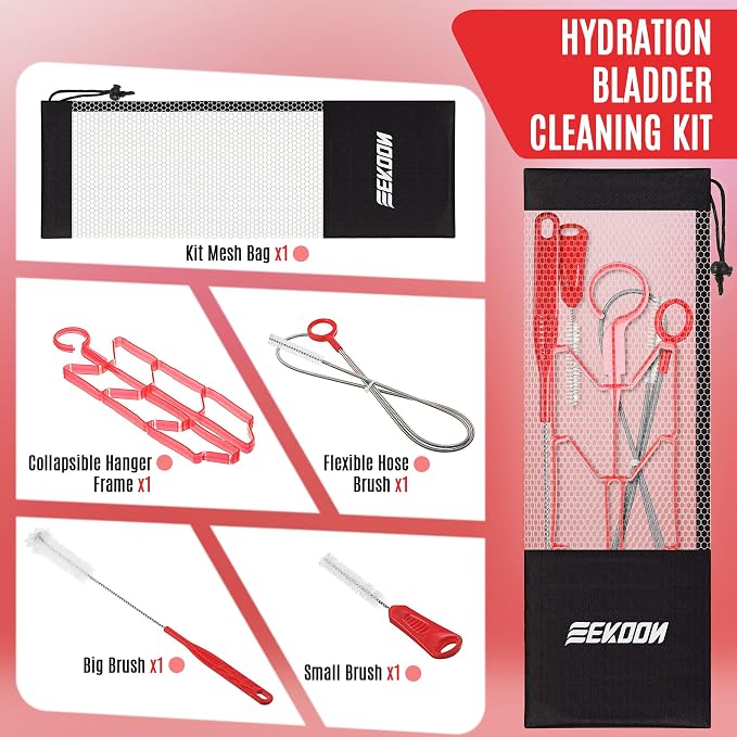 Feekoon Reservoir Hydration Bladder Cleaning Kit, Water Bladders Cleaner Set - Image 2
