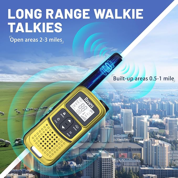 Radios Walkie Talkies Long Range: Rivins F22 Rechargeable Walkie Talkies - Image 5