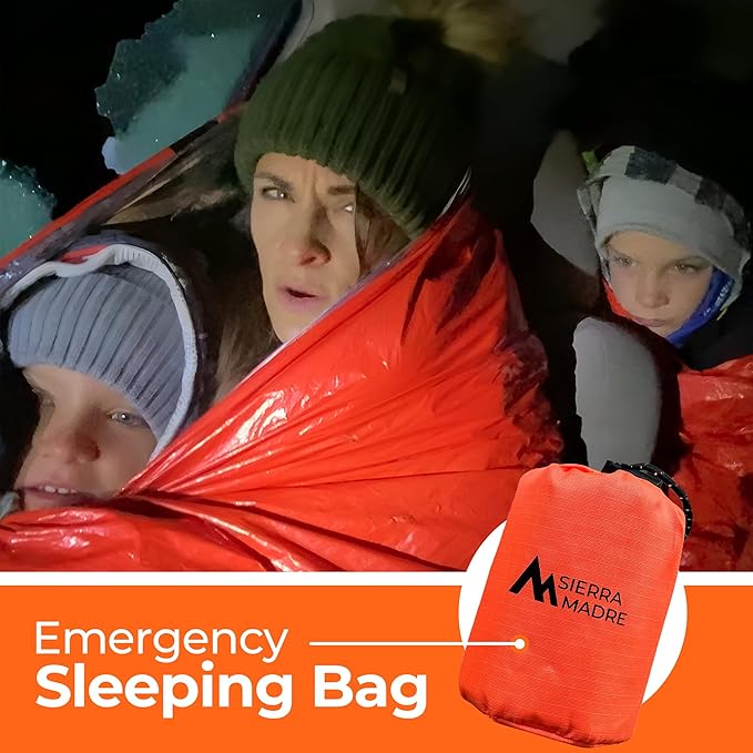 Sierra Madre Emergency Sleeping Bag – Ultralight, Waterproof Mylar Thermal Bivy - Image 3