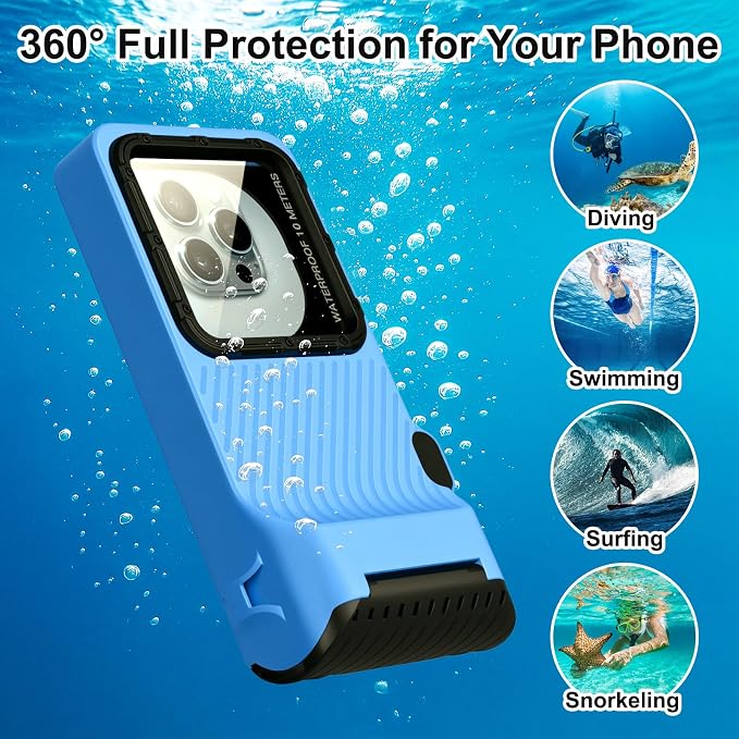 33ft Snorkeling Phone Case, Gen 4 IP68 Waterproof Housing - Image 6
