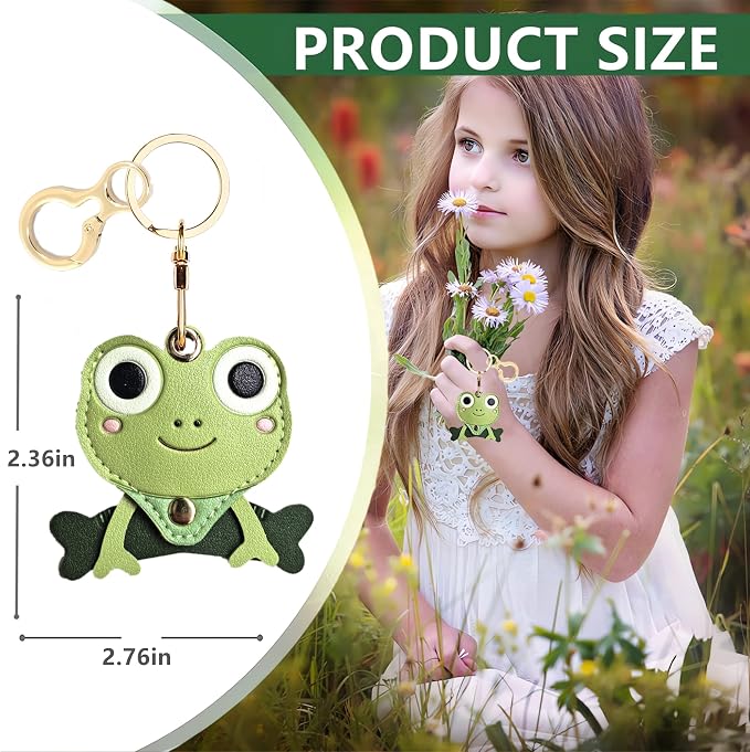 Leather Keychain Holder Case Compatible - Image 2
