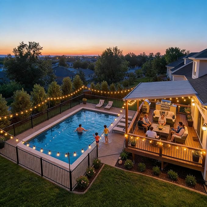 RTTY Outdoor String Lights 200 FT, Patio Light - Image 6