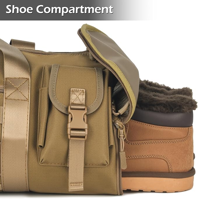 ArcEnCiel Medium Tactical Duffle Bag Men Gym Pack Molle Shoulder Bags Shoes - Image 7