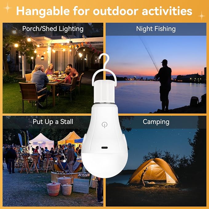 Neporal MagicGlow Rechargeable Solar Light Bulbs - Image 7