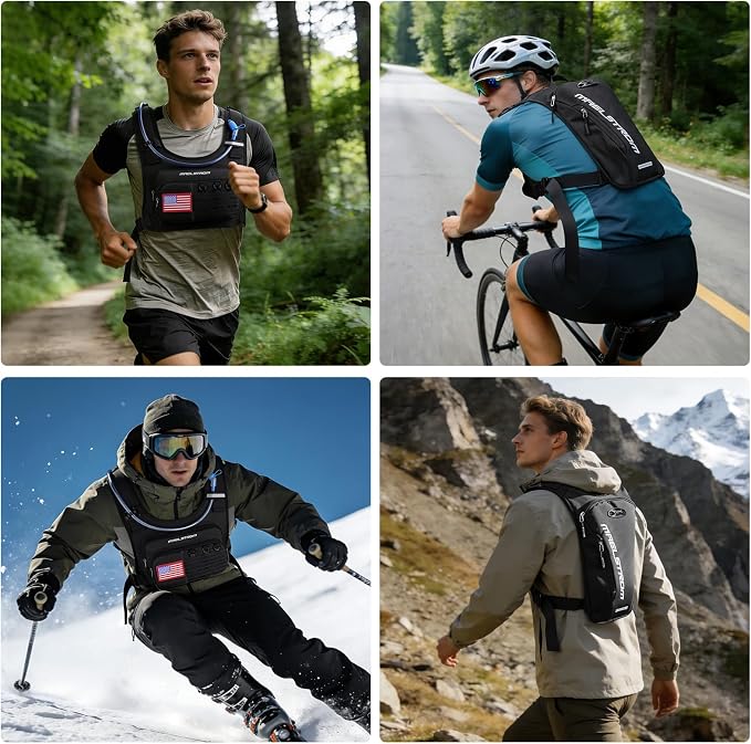 Maelstrom Running Vest, Detachable Hydration Backpack - Image 8