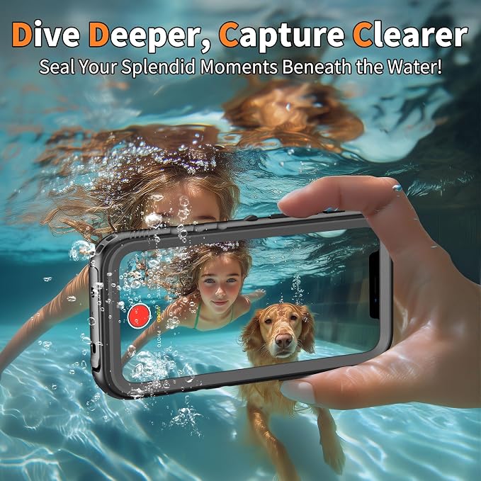 Cozycase Compatible with Waterproof iPhone 11 case, Built-in Screen Protector - Image 10