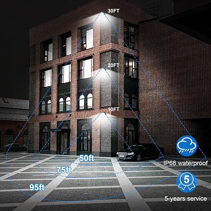ledmo 120W LED Barn Light Dusk to Dawn Outdoor Lighting 18000lm 5000K LED - Image 5