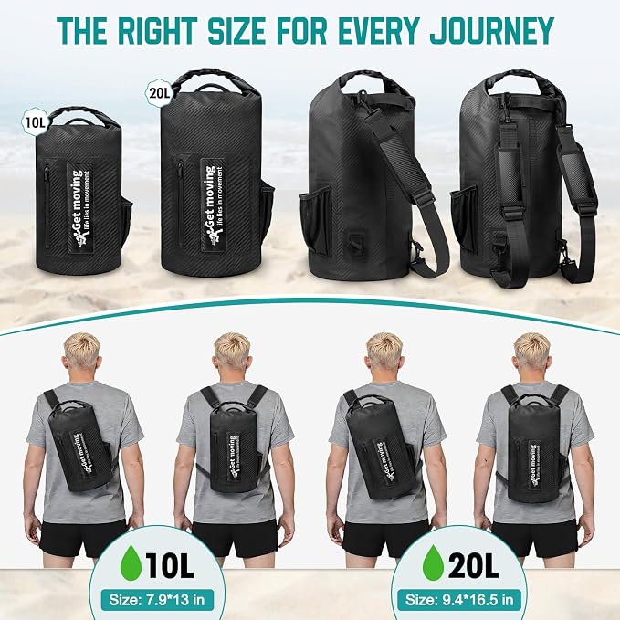 BKNOOU Dry Bag Waterproof Backpack - Image 8