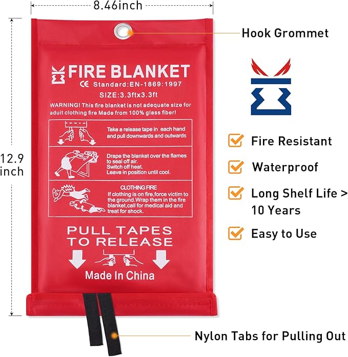 Fire Blanket for Kitchen Home Emergency - Image 4