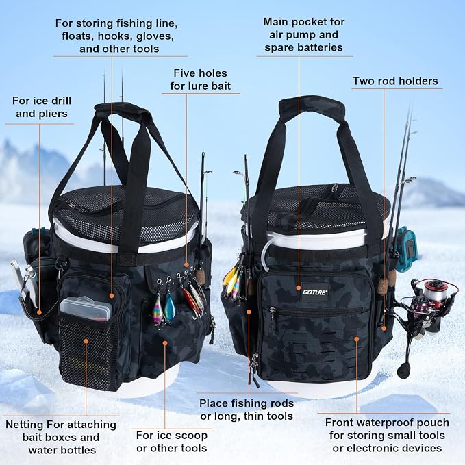 Goture Fishing Bucket Organizer - Image 3
