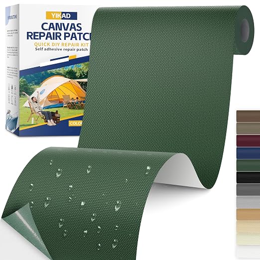 Fabric Repair Tape, Self Adhesive Canvas Repair Patch, Waterproof Outdoor by Unknown