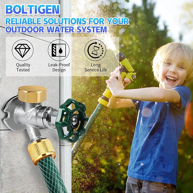 Boltigen Outdoor Faucet Repair Kit, Vacuum Breaker Outside Faucet Set - Image 6