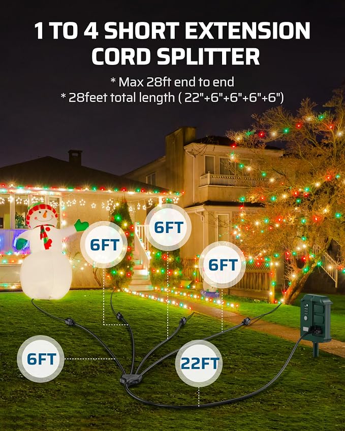 DEWENWILS 46FT Outdoor Extension Cord - Image 2