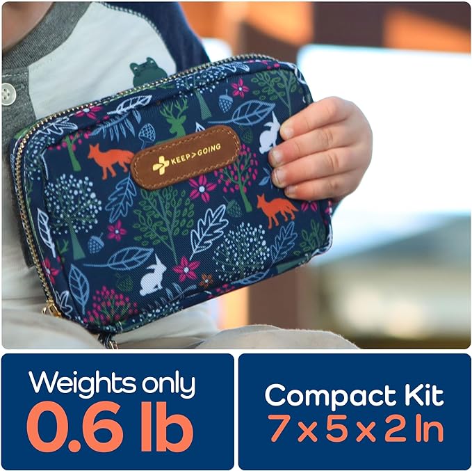 KeepGoing Travel First Aid Kit for Kids – 130 Pc. for Car, Diaper Bag & Backpack - Image 6