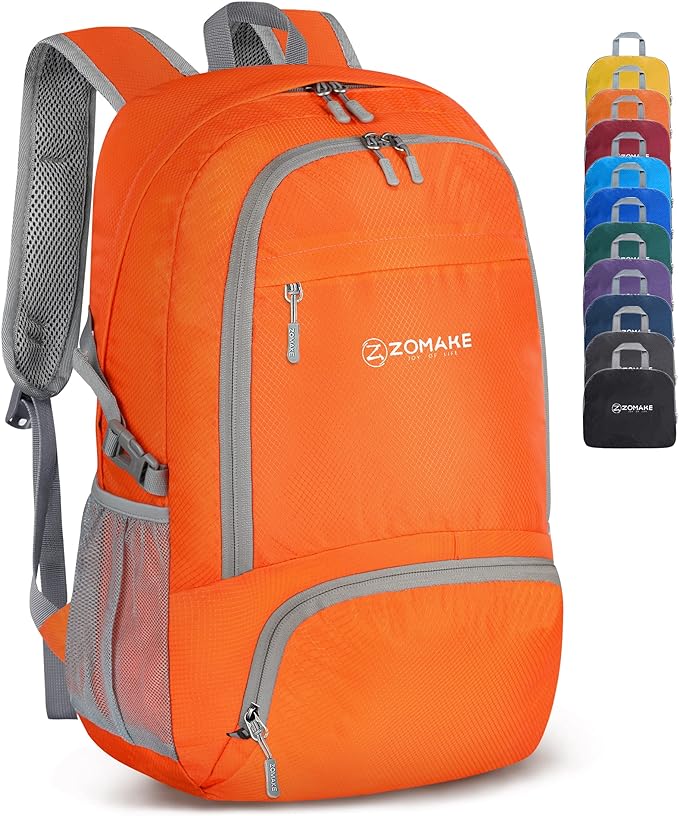 ZOMAKE Lightweight Packable Backpack 30L, Foldable Hiking Backpacks Water by ZOMAKE