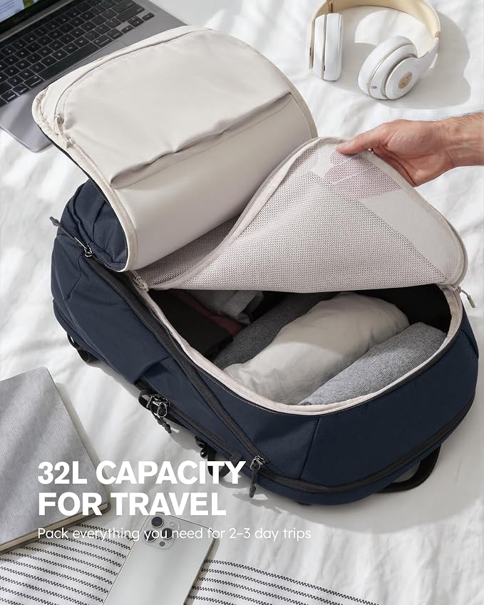 Tolaccea Travel Laptop Backpack 32L, TSA Friendly Flight Approved Computer Work - Image 12