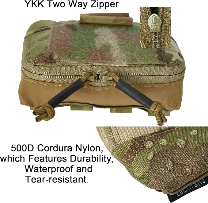 Tactical Molle Admin Pouch Chest Rig Small Molle Chest Pouch Utility MOLLE/Belt - Image 3