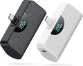 Portable Charger for iPhone 17/16/15, 5200mAh PD USB C Power Bank Built-in by HETP