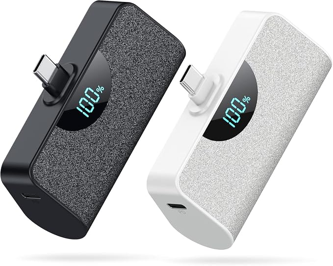 Portable Charger for iPhone 17/16/15, 5200mAh PD USB C Power Bank Built-in by HETP