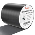 Secopad Black Window Screen Repair Tape, 4IN X 25FT Screen Repair Kit by Secopad