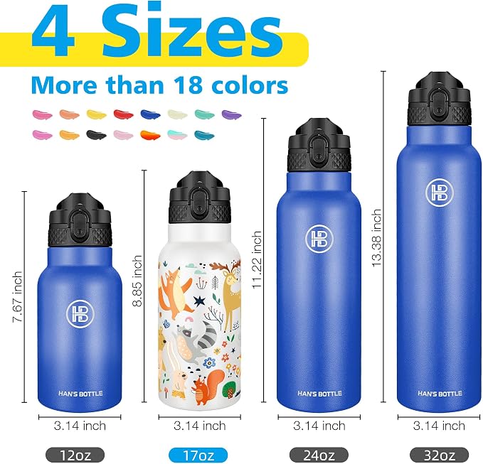 Han's Bottle Kids Water Bottle - Image 2