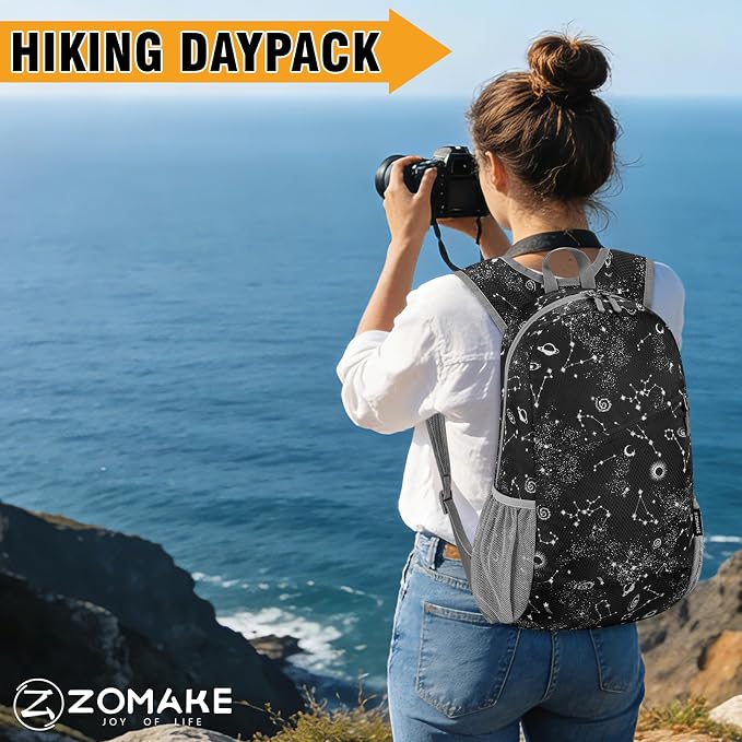 ZOMAKE Lightweight Packable Backpack, Foldable Backpacks Small Daypack - Image 2