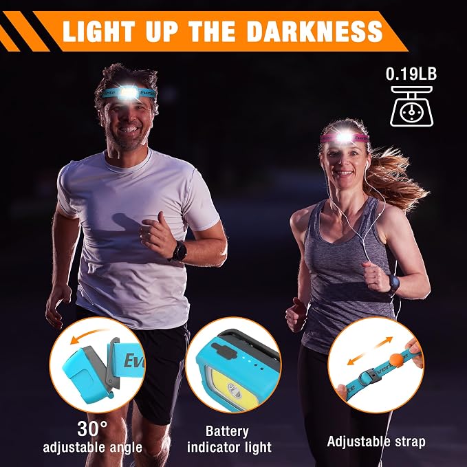 EverBrite Rechargeable Headlamp, 350 Lumens Headlamp - Image 6