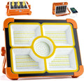 Solar Rechargeable Work Light, 474 LED 12000LM Portable Flood Lights, 12000mAh by IlluminateYourWorld