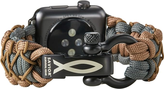 Savior Survival Gear Paracord Watch Band, Compatible by SaviorSurvivalGear