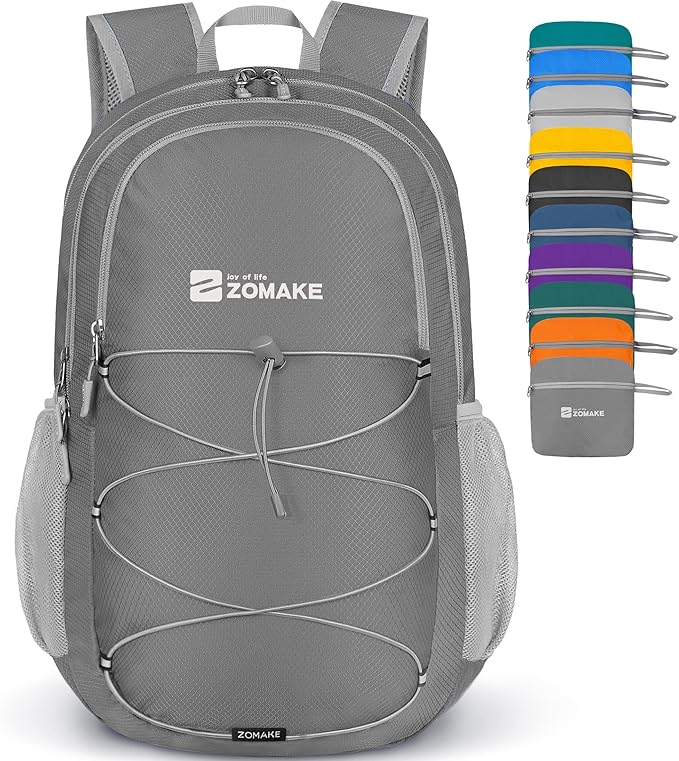 ZOMAKE Lightweight Packable Backpack 28L, Foldable Backpacks Water Resistant by ZOMAKE
