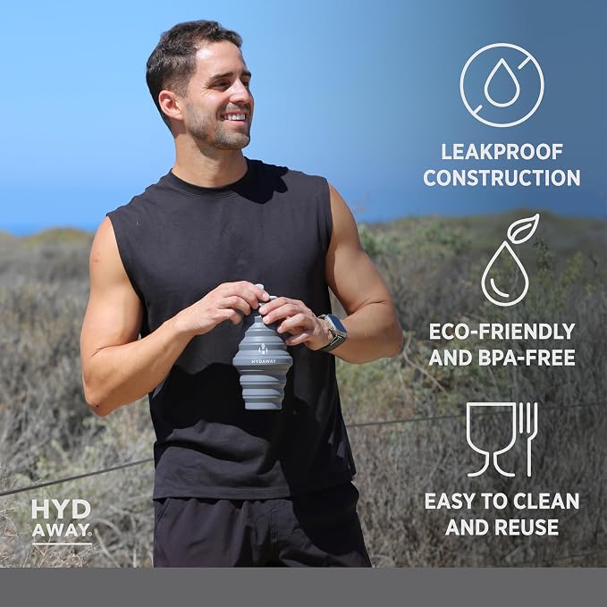 HYDAWAY 25oz Collapsible Water Bottle - Image 3