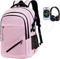 FENGDONG Large Laptop Backpack 17.3 inch Waterproof Travel College Backpack by FENGDONG