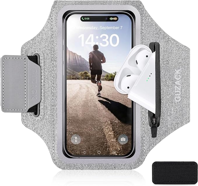 GUZACK Running Armband Case for iPhone 17/16/15/14/13 Pro Max, Galaxy by GUZACK
