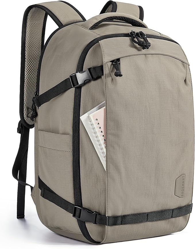 BAGSMART Travel Backpack Women, 15.6 Inch Carry On Backpack Flight Approved by BAGSMART
