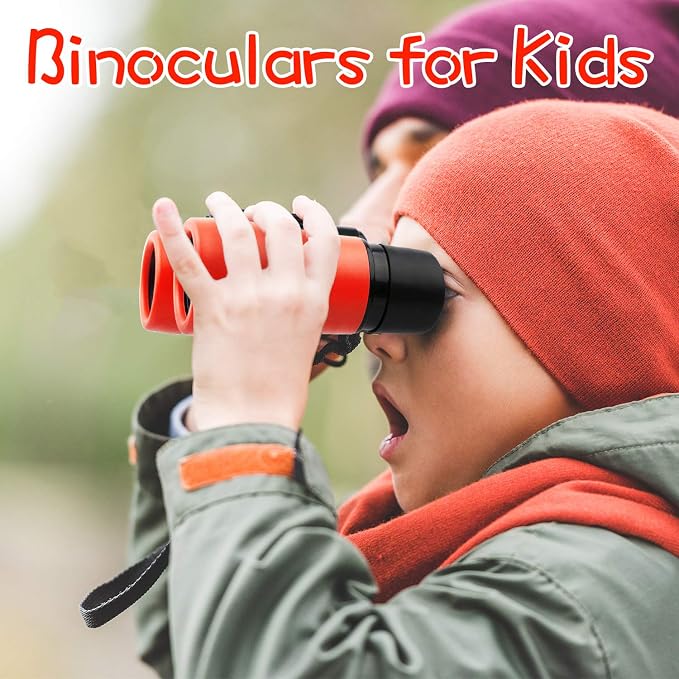 Scotamalone Kids Binoculars Shock Proof Toy Binoculars Set - Image 5