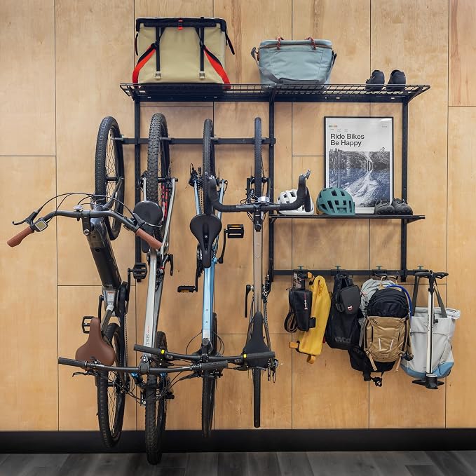 StoreYourBoard G-Bike Pro Garage Storage System, Adjustable 5 Bike Rack - Image 3