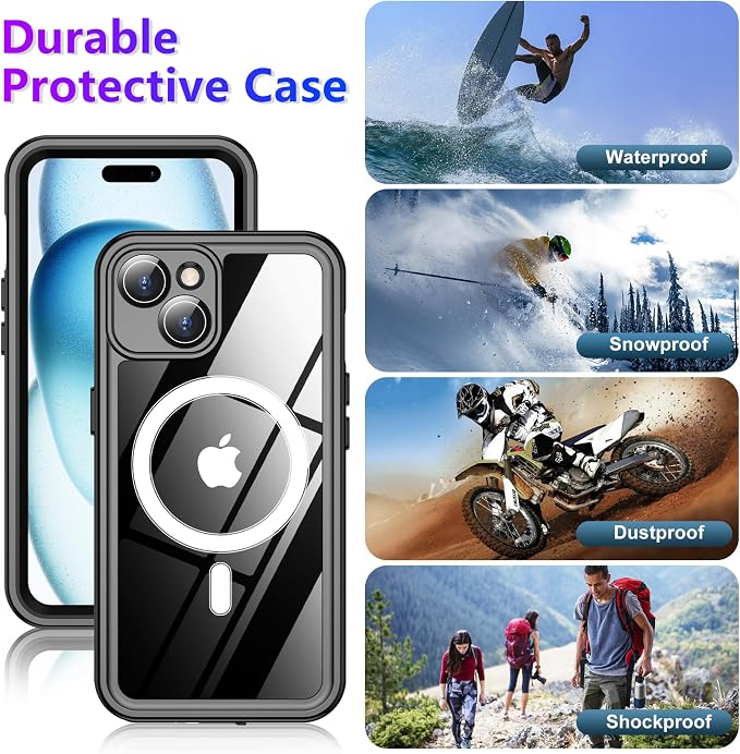 Red2Fire 2025 New Designed for iPhone 15 Case Waterproof, Phone Case for iPhone - Image 6