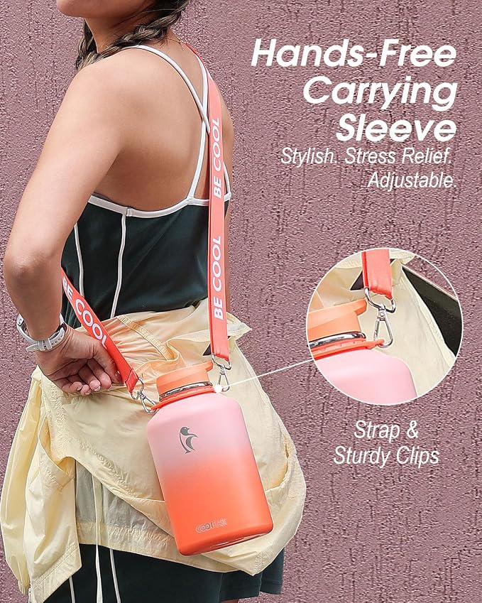 Coolflask 64 oz Water Bottle - Image 6