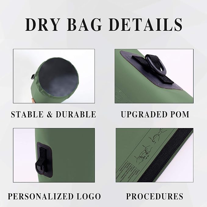 IDRYBAG Dry Bag for Kayaking Waterproof 2L/5L/10L/15L/20L, Small Dry Sack - Image 2