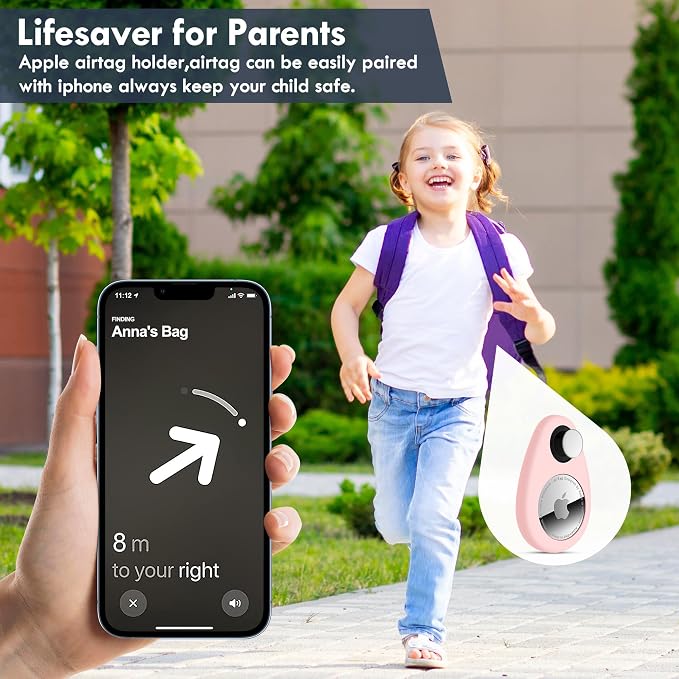 for Airtag Holder for Kids Baby Toddler Hidden 2 Pack GPS Tracker Case - Image 3