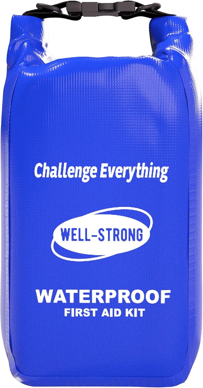 Boat First Aid Kit Waterproof, WELL-STRONG Marine Emergency Kit by WELL-STRONG