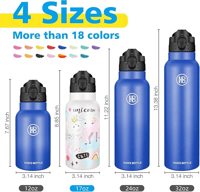 Han's Bottle Kids Water Bottle - Image 2