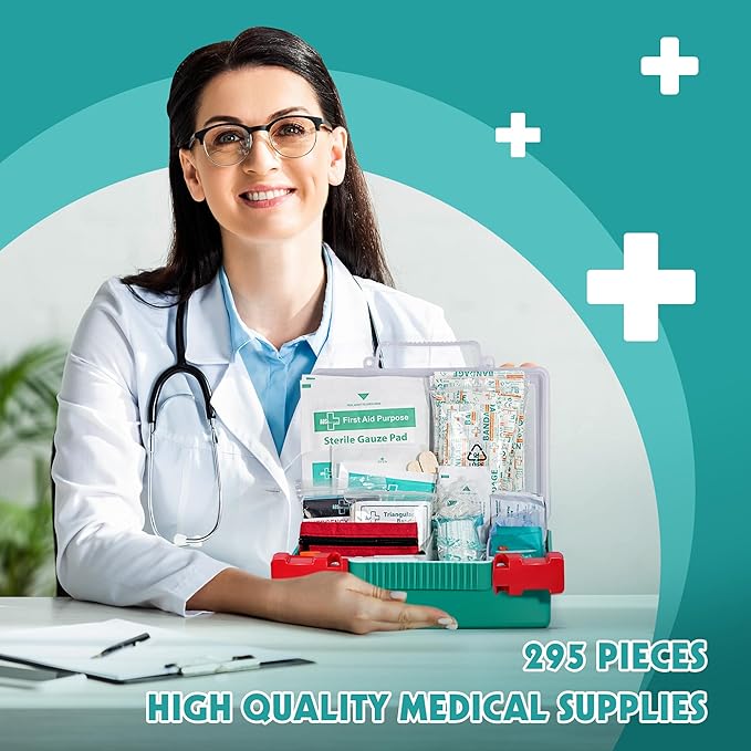 General Medi 295 Pieces Professional First Aid Kit - Image 4